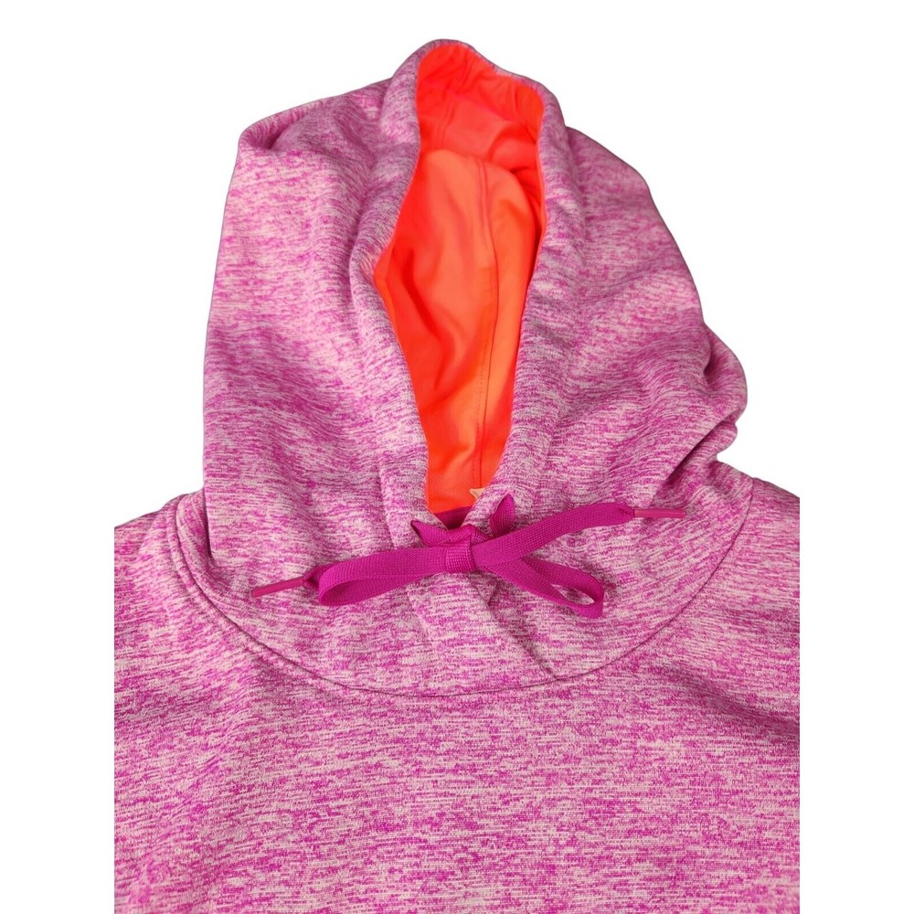 Under Armour Women's Pink Logo Long Sleeve Pullover Hoodie Sweatshirt Size XS - Picture 5 of 6